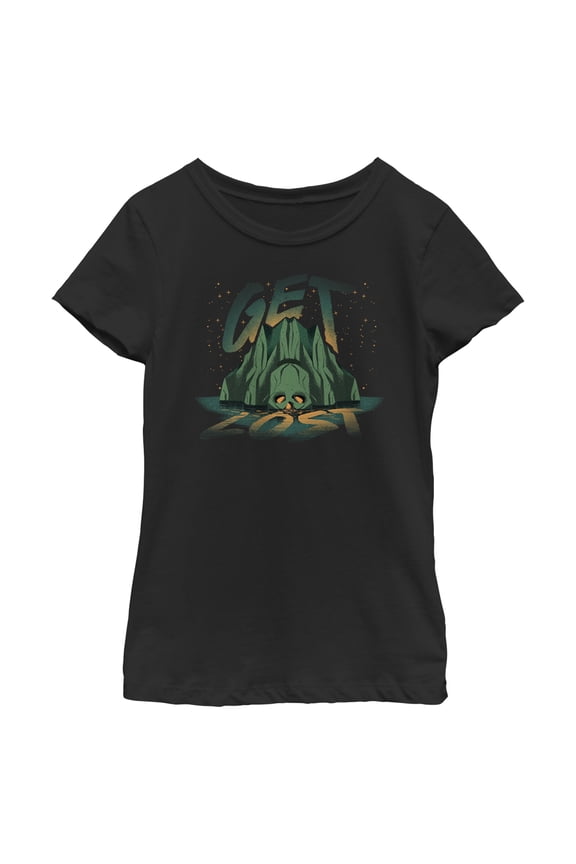 Girl's Peter Pan & Wendy Get Lost Graphic Tee Black Medium