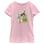 Girls Peter Pan Youre My Happy Thought Graphic Tee Light Pink X Large