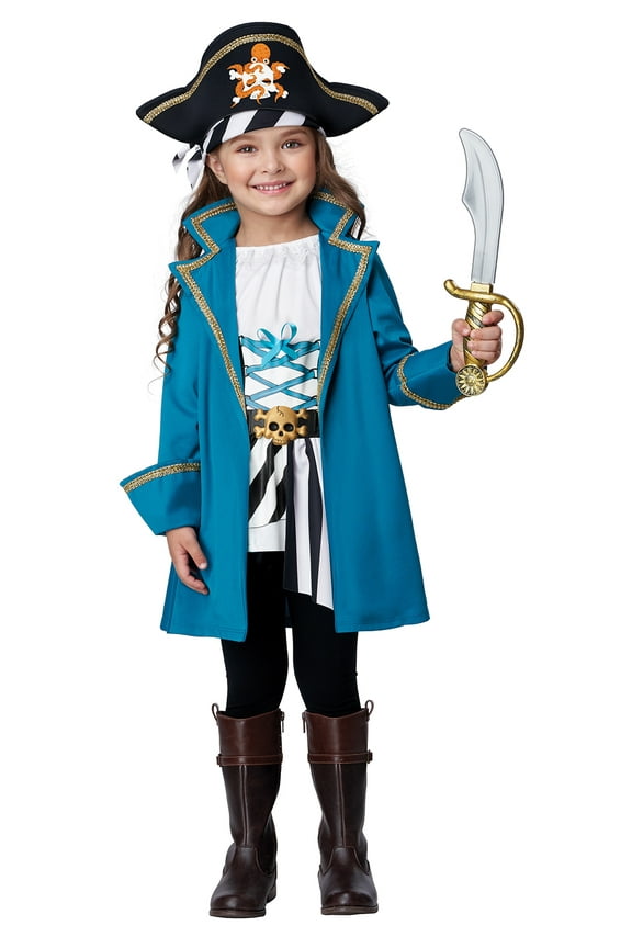 Girl's Petite Pirate Costume for Toddlers