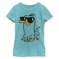 thumbnail image 1 of Girl's Phineas and Ferb Cool Glasses Perry Graphic T-Shirt, 1 of 4