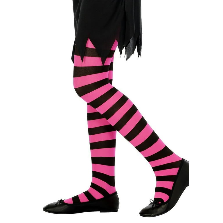 Tights Kids Black Fucsia Tights Kids Black Fucsia