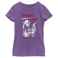 thumbnail image 1 of Girl's Pirates of the Caribbean: Curse of the Black Pearl Jack Sparrow Hello My Lovelies  Graphic Tee Purple Berry X Small, 1 of 4