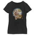 thumbnail image 1 of Girl's Pirates of the Caribbean: On Stranger Tides Distressed Skull Logo  Graphic Tee Black Medium, 1 of 4