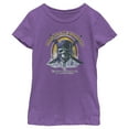 thumbnail image 1 of Girl's Pirates of the Caribbean: On Stranger Tides Undead on Arrival Skull Logo  Graphic Tee Purple Berry Small, 1 of 4