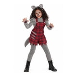 Werewolf Uniform Plaid Werewolf Girl's Costume - Walmart.com