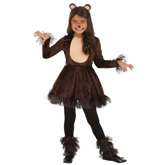 Girl's Playful Bear Costume