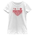 thumbnail image 1 of Girl's Pokemon 3D Retro Title  Graphic Tee White X Large, 1 of 4