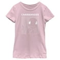 thumbnail image 1 of Girl's Pokemon Charmander Line Art  Graphic Tee Light Pink X Large, 1 of 4