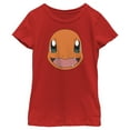 thumbnail image 1 of Girl's Pokemon Charmander Smile  Graphic Tee Red Small, 1 of 5