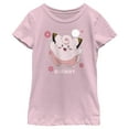 thumbnail image 1 of Girl's Pokemon Clefairy Moonlit Dance  Graphic Tee Light Pink Small, 1 of 4