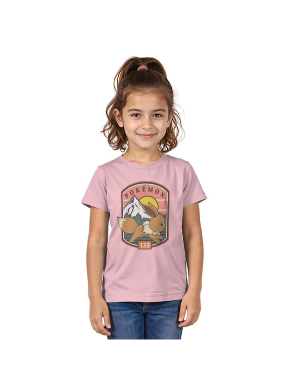 Girl's Pokemon Eevee 133 Graphic T-Shirt