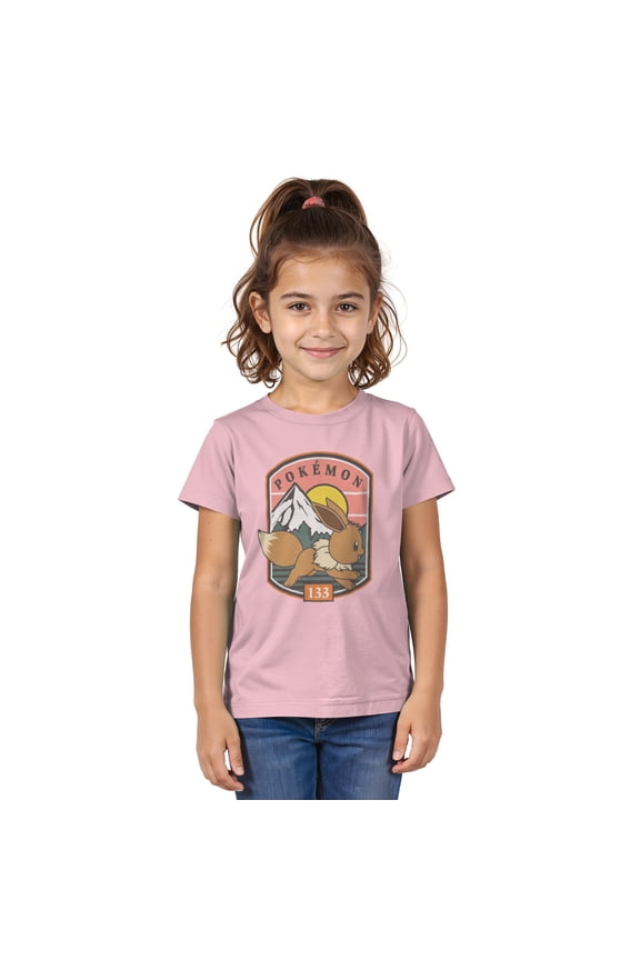 Girl's Pokemon Eevee 133 Graphic T-Shirt