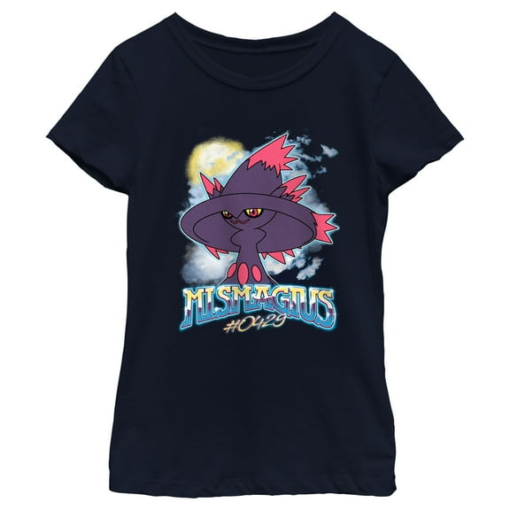 Girl's Pokemon Mismagius 0429 Graphic T-Shirt