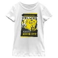 thumbnail image 1 of Girl's Pokemon Pikachu Kanto Region Tour Poster  Graphic Tee White Medium, 1 of 4