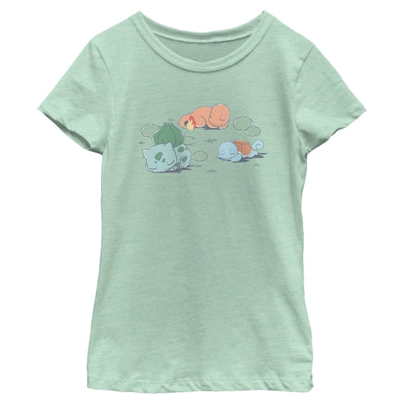 Girl's Pokemon Sleepy Trio Graphic T-Shirt