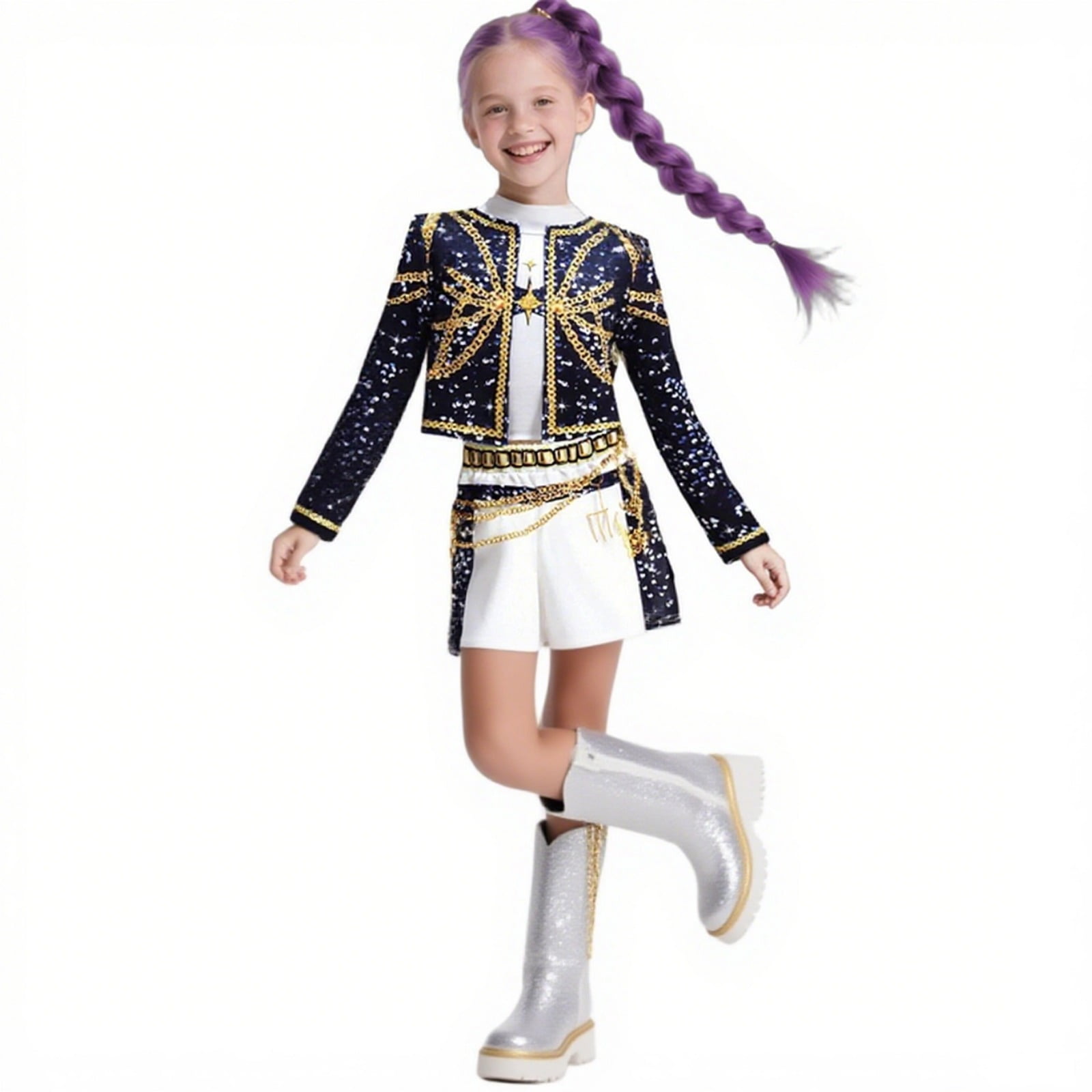 Girl's Pop Star Halloween Costume Pop Singer Rumi Halloween Costumes ...