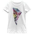 thumbnail image 1 of Girl's Power Rangers Lightning Bolt Pattern  Graphic Tee White Medium, 1 of 4