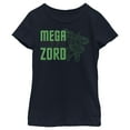 thumbnail image 1 of Girl's Power Rangers Megazord Schematics  Graphic Tee Navy Blue Small, 1 of 3