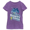 thumbnail image 1 of Girl's Power Rangers Mighty Morphin Megazord Graphic Tee Purple Berry Large, 1 of 3
