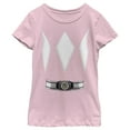 thumbnail image 1 of Girl's Power Rangers Pink Ranger Costume Tee  Graphic Tee Light Pink Large, 1 of 4