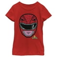 thumbnail image 1 of Girl's Power Rangers Red Ranger Helmet  Graphic Tee Red Medium, 1 of 5