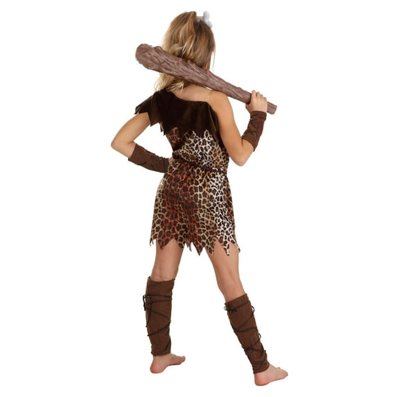 Girl's Prehistoric Cave Girl Costume