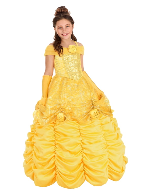 Girl's Premium Belle Costume Dress