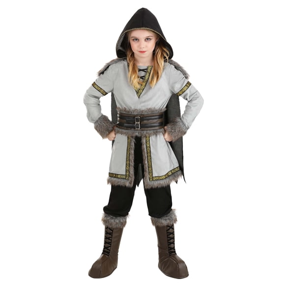 Girl's Premium Viking Costume