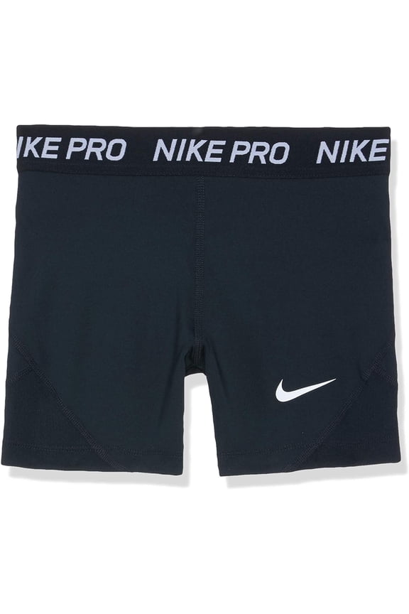 Girl's Pro Shorts All Over Print (Little Kids/Big Kids) Small Black/Black/Black/White