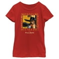 thumbnail image 1 of Girl's Puss in Boots: The Last Wish Adventure is Calling Graphic Tee Red Small, 1 of 5