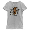 thumbnail image 1 of Girl's Puss in Boots: The Last Wish The Stabby Tabby  Graphic Tee Athletic Heather Small, 1 of 5