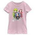 thumbnail image 1 of Girl's Rainbow High Chain Circle Characters  Graphic Tee Light Pink Medium, 1 of 4