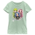 thumbnail image 1 of Girl's Rainbow High Chain Circle Characters  Graphic Tee Mint Medium, 1 of 4