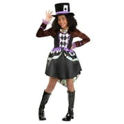 Girls Raving Mad Hatter Costume Dress