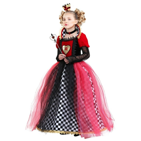 Girl's Ravishing Queen of Hearts Costume