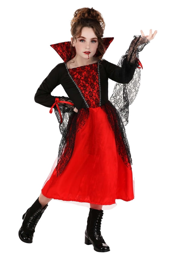 Girl's Regal Vampire Costume