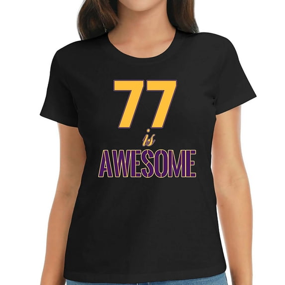 Girl's Round Neck Tee with Trip-Inspired Print