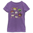 thumbnail image 1 of Girl's Rugrats Character Lightning Montage  Graphic Tee Purple Berry Medium, 1 of 4