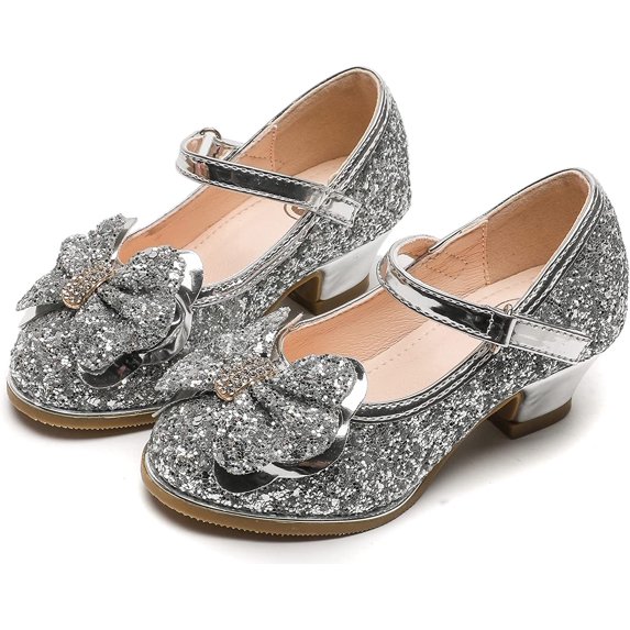 Girl's School Uniform Shoes Mary Jane Flats Low Heel Party Wedding Dress Shoes (Toddler/Little Kid/Big Kid)