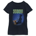 thumbnail image 1 of Girl's Scooby Doo Dog Shadow  Graphic Tee Navy Blue X Small, 1 of 3