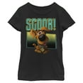 thumbnail image 1 of Girl's Scooby Doo Puppy Frame  Graphic Tee Black Small, 1 of 3