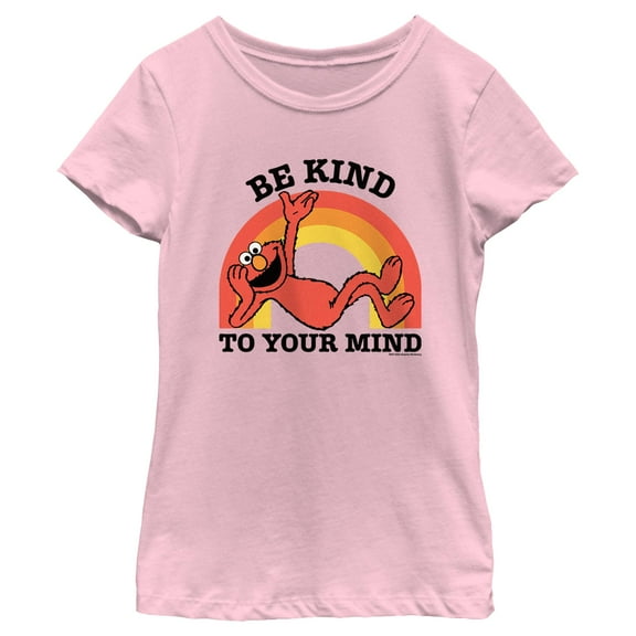 Girl's Sesame Street Elmo Be Kind to Your Mind Graphic T-Shirt