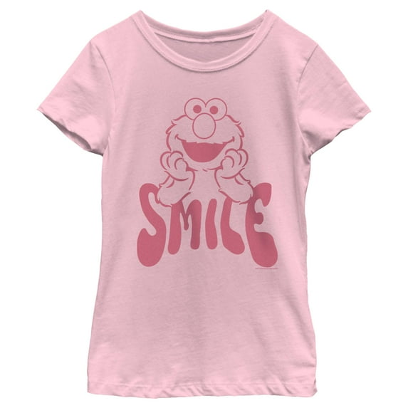 Girl's Sesame Street Elmo Smile Graphic T-Shirt
