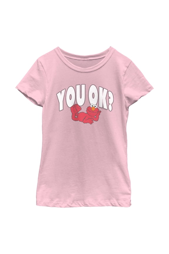 Girl's Sesame Street Elmo You Ok? Graphic T-Shirt