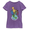 thumbnail image 1 of Girl's Sesame Street Friends Make the World Go Round  Graphic T-Shirt, 1 of 4