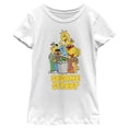thumbnail image 1 of Girl's Sesame Street Graffiti Logo Group Shot Graphic T-Shirt, 1 of 4