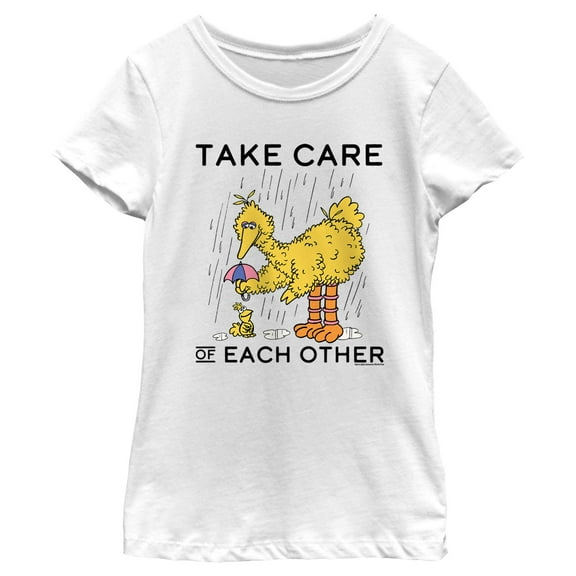 Girl's Sesame Street Take Care of Each Other Graphic T-Shirt