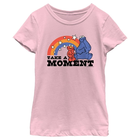 Girl's Sesame Street Take a Moment  Graphic T-Shirt