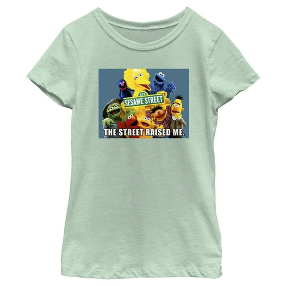 Girl's Sesame Street The Street Raised Me  Graphic T-Shirt