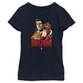 thumbnail image 1 of Girl's Shazam! Fury of the Gods Hero Portrait  Graphic Tee Navy Blue Small, 1 of 4